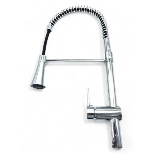 صنبور حوض عنق طويل - كروم فضي