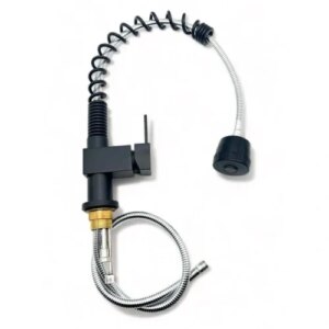 خلاط مغسلة/مجلى سحاب - أسود (طراز عام)