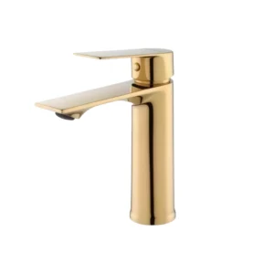 خلاط مغسلة هانزا سمارت بلون ذهبي