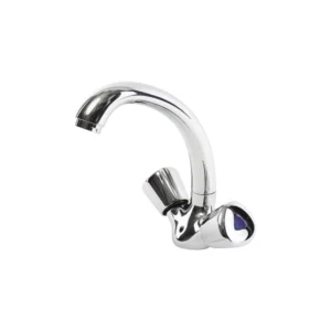 خلاط مغسلة فضي عادي