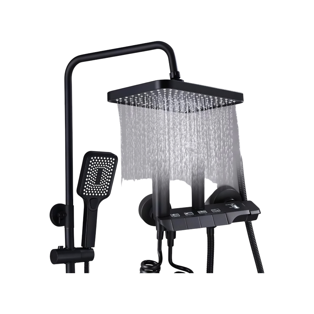 مروش كامل مع الخلاط - أسود