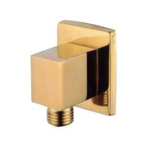 كوع دش مخفي مربع بلون ذهبي