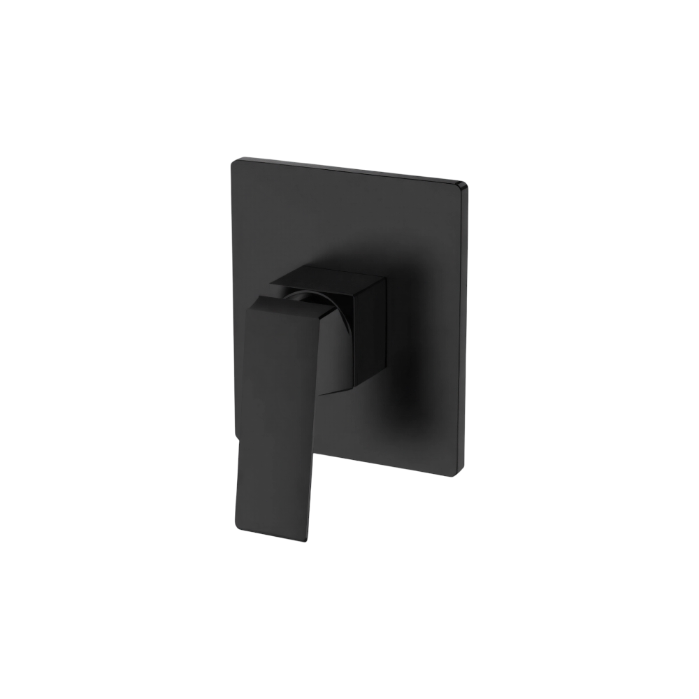 رأس دش مربع بخط واحد — أسود