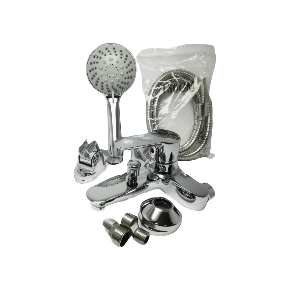 Venice Chrome Italian Shower Mixer — Silver