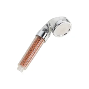 Transparent shower head with filter and cooling system