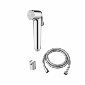 Halfer Chrome Bidet Set with Flexible Hose