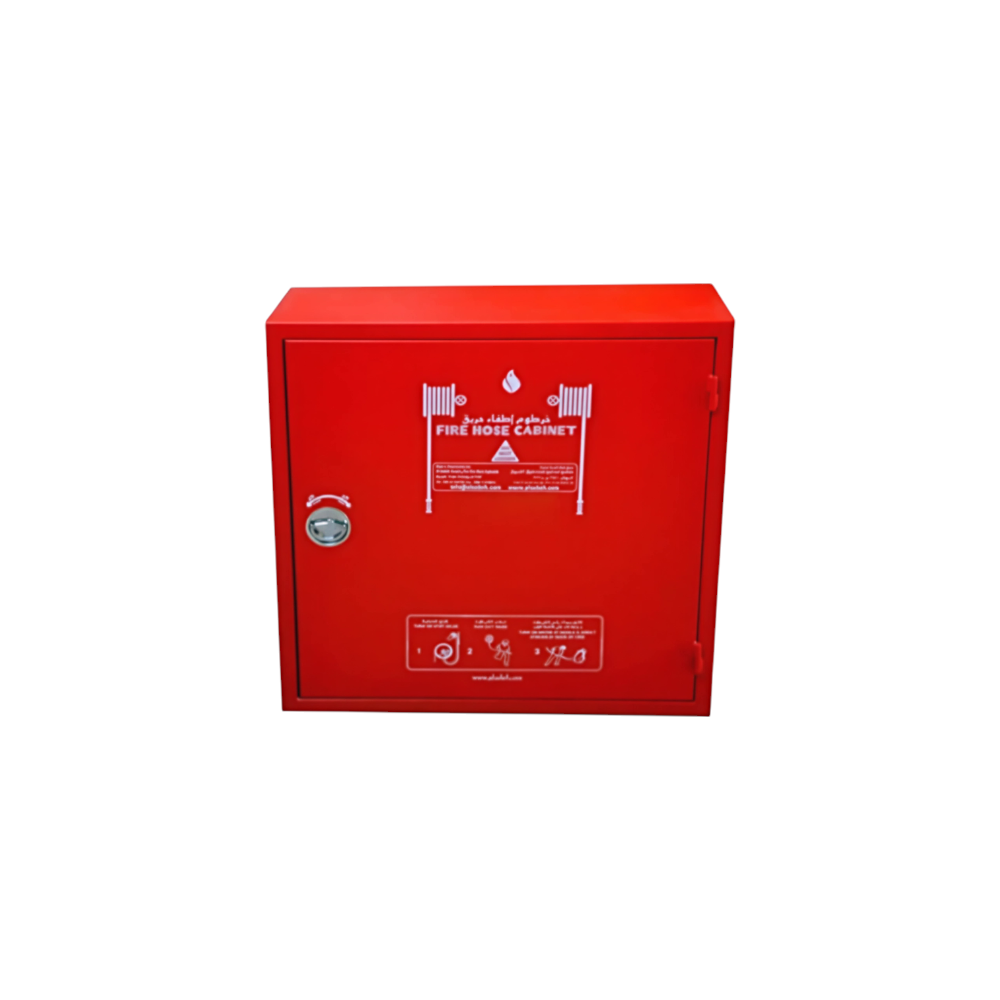 Outdoor metal fire box for wall mounting — firefighting equipment protection with national weather-resistant paint