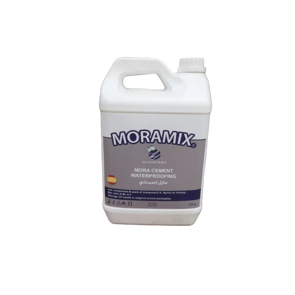Liquid additive for cementitious waterproofing — a polymer-based solution that enhances waterproofing, compatible with Mora Mix components | Mora Mix+