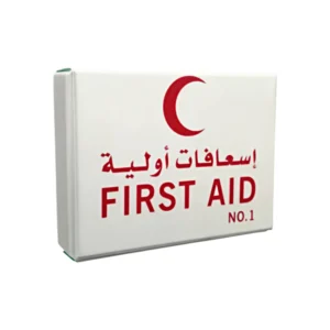 Basic First Aid Kit — Emergency and Safety Equipment for Organizing Immediate First Aid for Minor Injuries (Lightweight Wall Box)