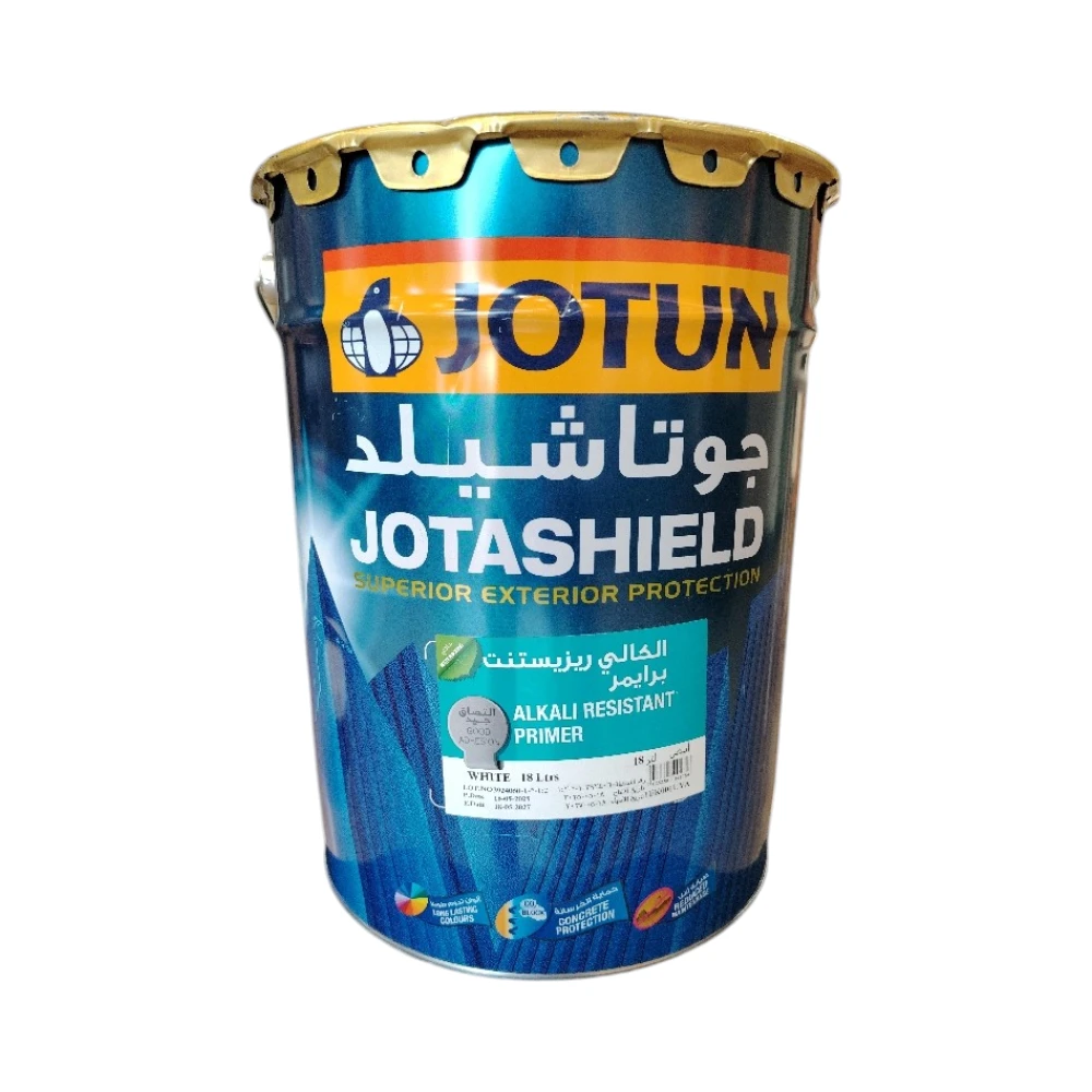 Jotun Jotashield Alkali-Resistant Primer — Exterior Paint Base Coating, 18 Liters, White