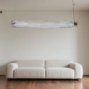 نجفة كلاسيكية سوداء بإنارة صفراء — 18 واط، قطر 140 سم