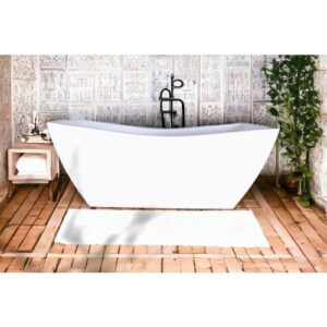 حوض استحمام يونكس الدرعية مستقل - 180×80 سم - أبيض