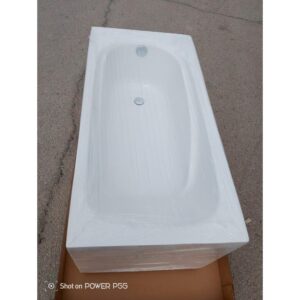 حوض استحمام أكريليك قائم بذاته من ترون — 180×80 سم — أبيض — صنع في البحرين