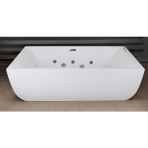حوض استحمام كلاسيك إليجانس مزود بنظام تدليك — 180×87 سم — أبيض