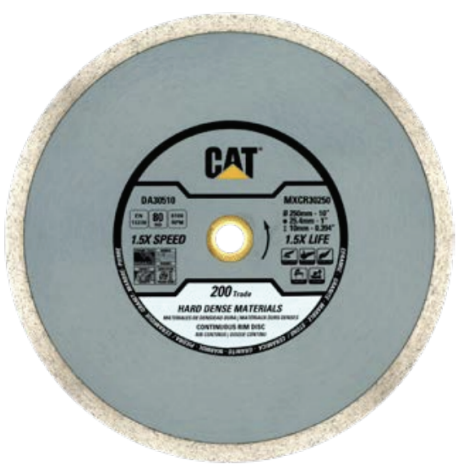 CAT Professional Ceramic Cutting Disc, 180mm Diameter — Model DA30507