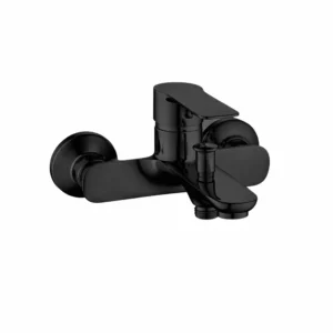 Halfer shower mixer in black — Model 1960002, modern bathroom design