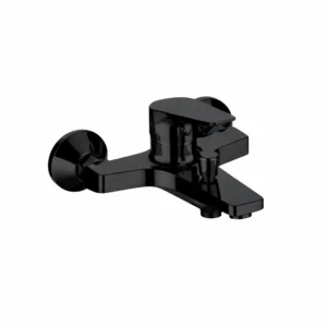 خلاط دش أسود موديل 1963002 من هالفر بتصميم عصري ولمسات كروم