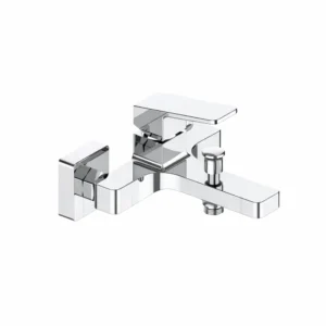 Halver shower mixer model 1965002 — Modern design with a glossy chrome finish