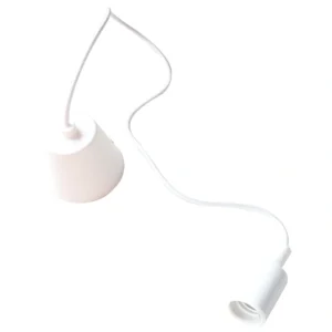 2-meter plastic clip holder with white fabric wire