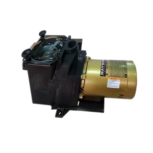 مضخة هايوورد 2 حصان — مضخة تدوير مياه عالية الكفاءة للمسابح السكنية والتجارية، لون أسود