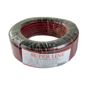 لفة سلك 2×2 (أسود/أحمر)