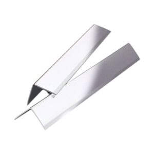 بروفايل حماية زوايا من الألمنيوم — فضي لامع، 2 سم × 2.5 م، موديل AA001-SH-20W (LANDBUILD)