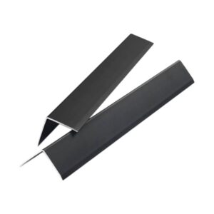 بروفايل حماية زوايا للبلاط - ألومنيوم أسود مطفي 2 سم × 2.5 متر | AA002-BM-20W