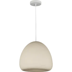 Modern beige chandelier, 2 meters long, with an E27 socket (one bulb)