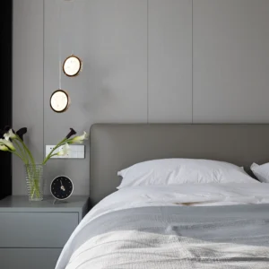 Modern gold chandelier with three lights, 20 watts