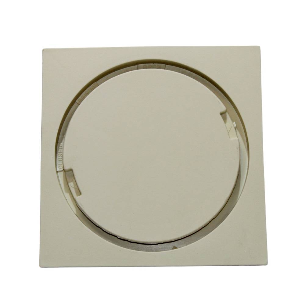 20x20 square plastic strainer, beige (made in China)