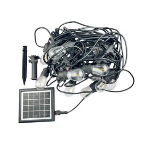 سلسلة إنارة بالطاقة الشمسية بطول 20 متر — 20 لمبة