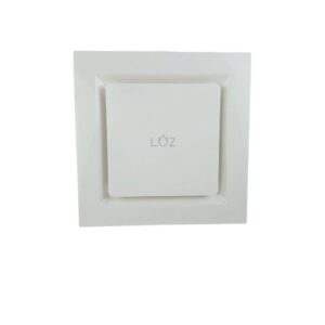 مروحة سقف زخرفية 20×20 أبيض - LUZ