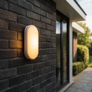 كشاف جداري بيضاوي 20 واط متعدد الألوان (شمسي، أصفر، أبيض) بتصميم عملي وفريد