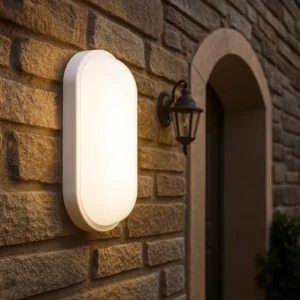 كشاف بيضاوي 20 واط - لون الإضاءة شمسي كريمي سادة