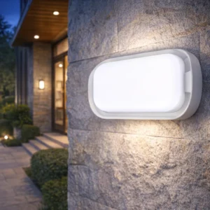 كشاف بيضاوي 20 واط — إضاءة بيضاء وإطار أبيض