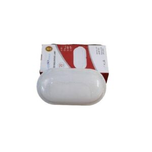 مصباح جداري 20 واط — ضوء أصفر، إطار أبيض