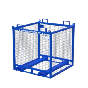 قفص رفع المواد سكاي لفت بسعة تحميل 2000 كجم — حامل طبالي معدني متين وتصميم آمن للرافعات