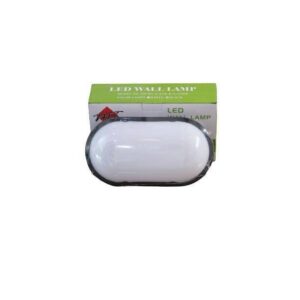 مصباح جداري 22 واط أبيض بإطار أسود