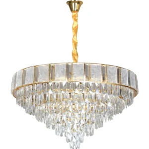 ثريا معلقة مودرن باللون الذهبي، 22 مقبس E14