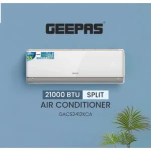 مكيف جداري سبليت جيباس 24000 وحدة حرارية — تبريد فقط، شاشة LED وريموت كنترول