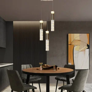 Modern gold wall sconce — three-color lighting, 25 watts