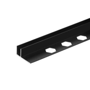 نعلة مخفية بطول 2.5 متر وقطر 10 مم — GF001-BM-10W-12H من LANDBUILD (لون أسود مطفي)