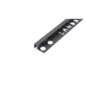 زاوية ديكورية مربعة أسود مطفي — 2.5 متر، سماكة 10 مم — SA003-BM-10H LANDBUILD