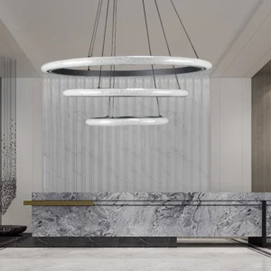 نجف مودرن أسود بثلاثة مصابيح 25 واط