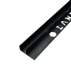 نعلة مخفية أسود مطفي — 2.5 متر × 13 مم — موديل GF001-BM-13W-12H (كود خصم الشحن: LB)