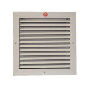 Aluminum internal protective grille for 25x25 exhaust fan