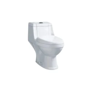 كرسي مرحاض أرضي (أفرنجي) من ستامينا - أبيض، مخرج 25 سم