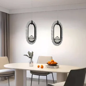 Modern single pendant lamp, black — 25W, 3 lighting modes