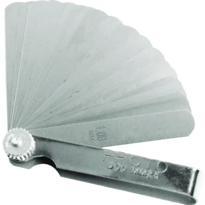 Metric Gap Gauge Set, 25 Blades — Proto