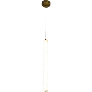 علاقة مودرن باللون الزيتي مع إضاءة صفراء — 25 واط، طول 53 سم